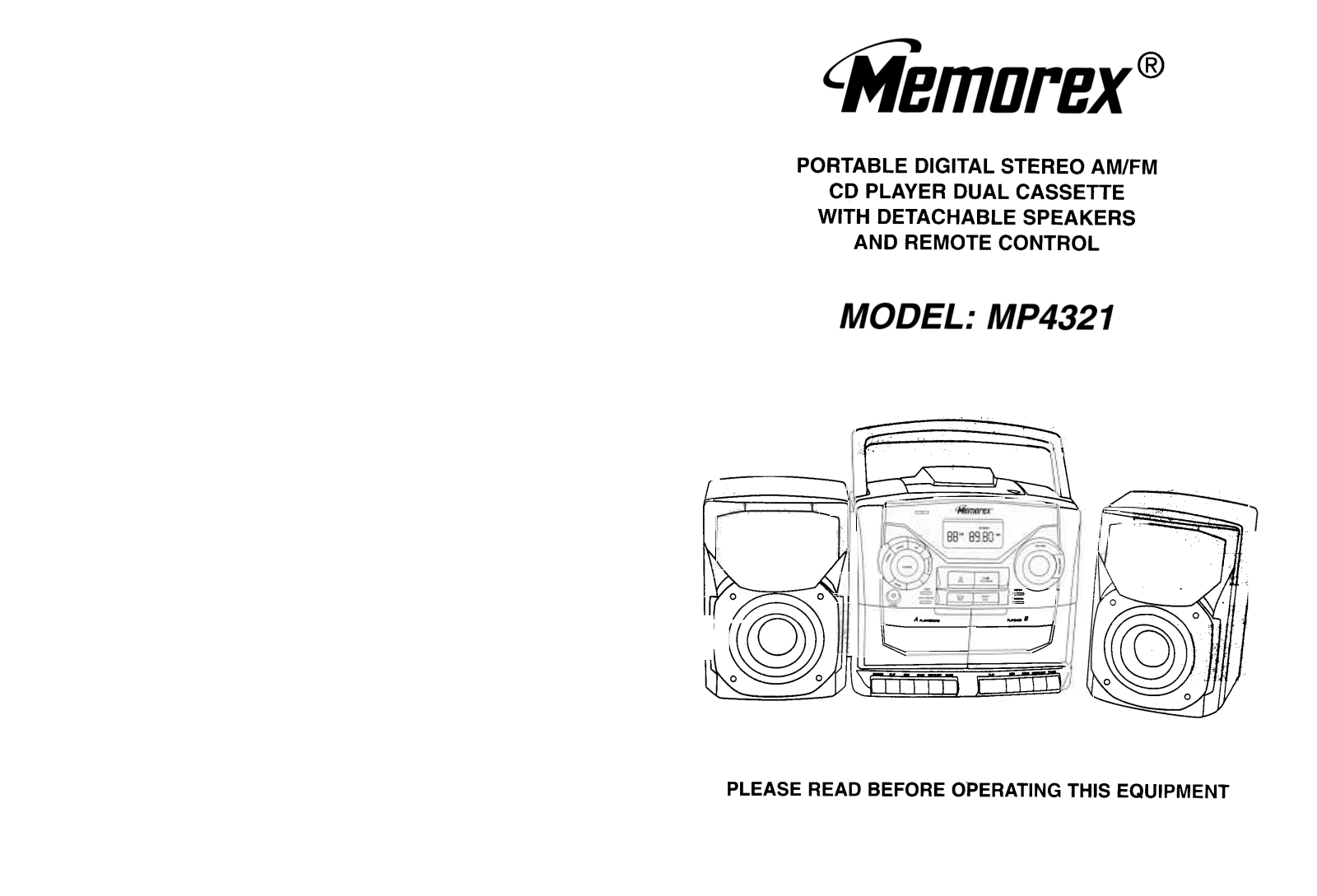 Memorex MP4321 User's Guide - ManualMachine.com