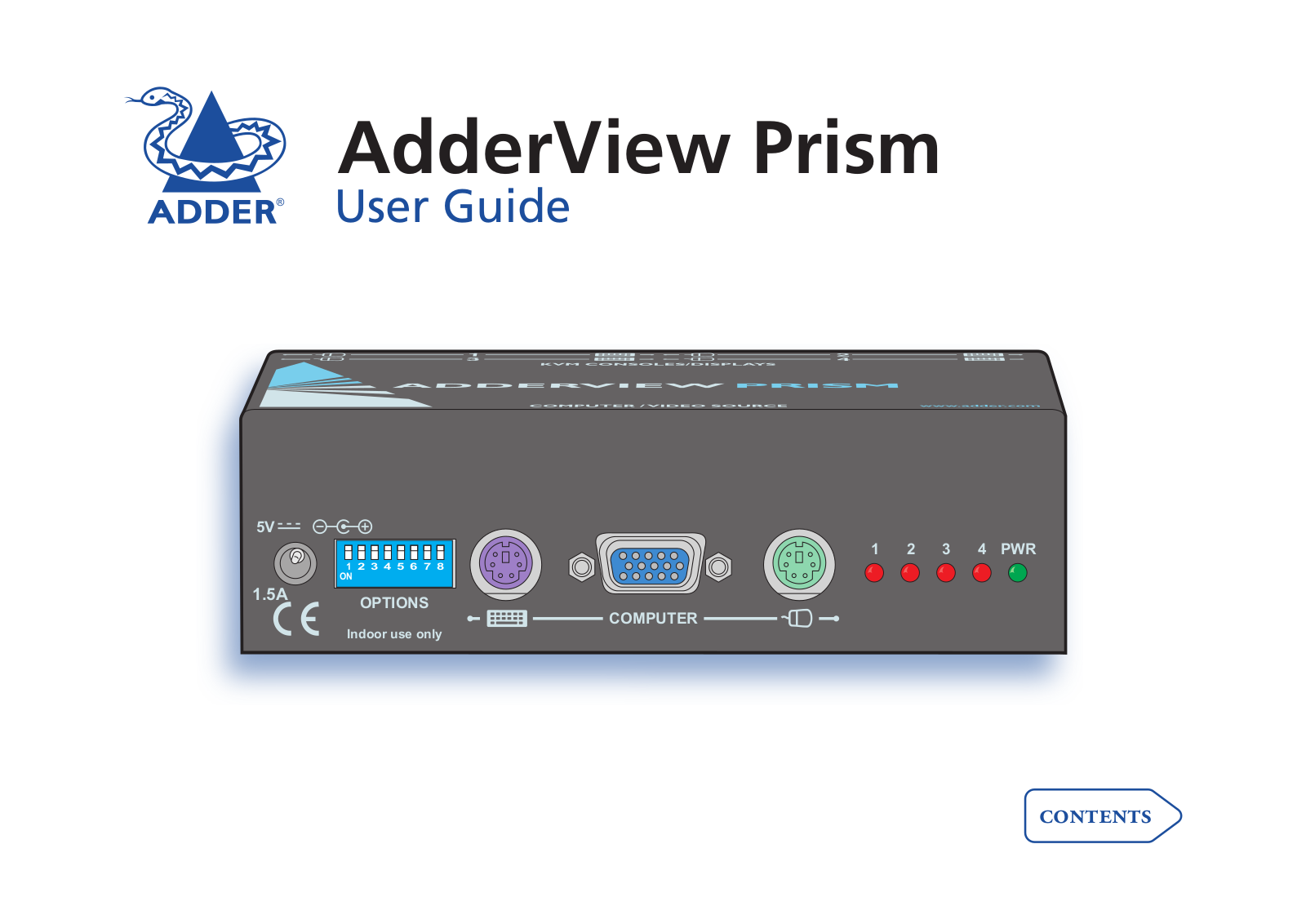 ADDER AdderView Prism User Manual