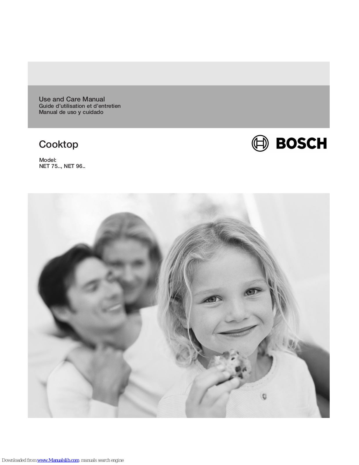 Bosch NET7552UC, NET9652UC Use And Care Manual