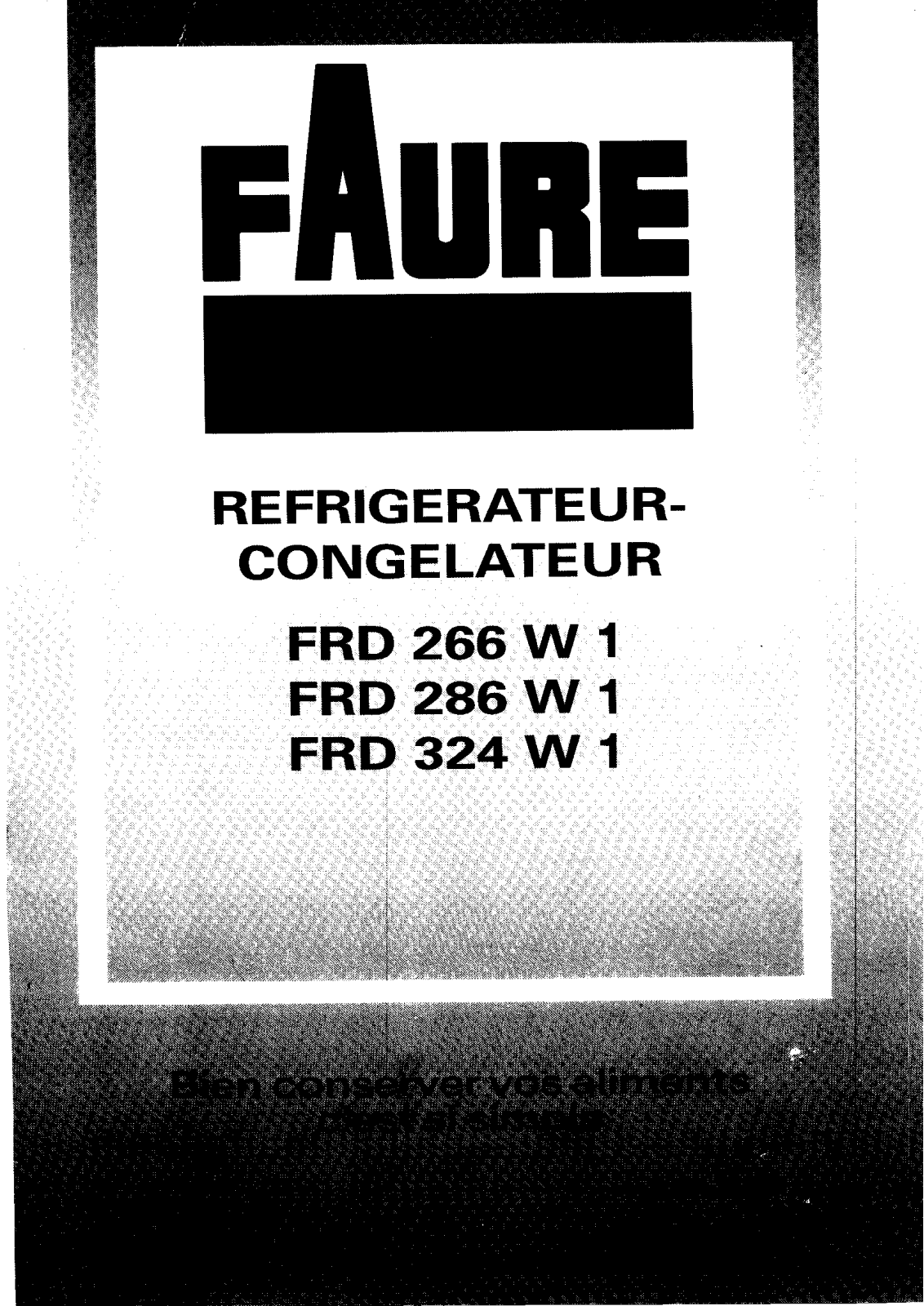 FAURE FRD 266 User Manual