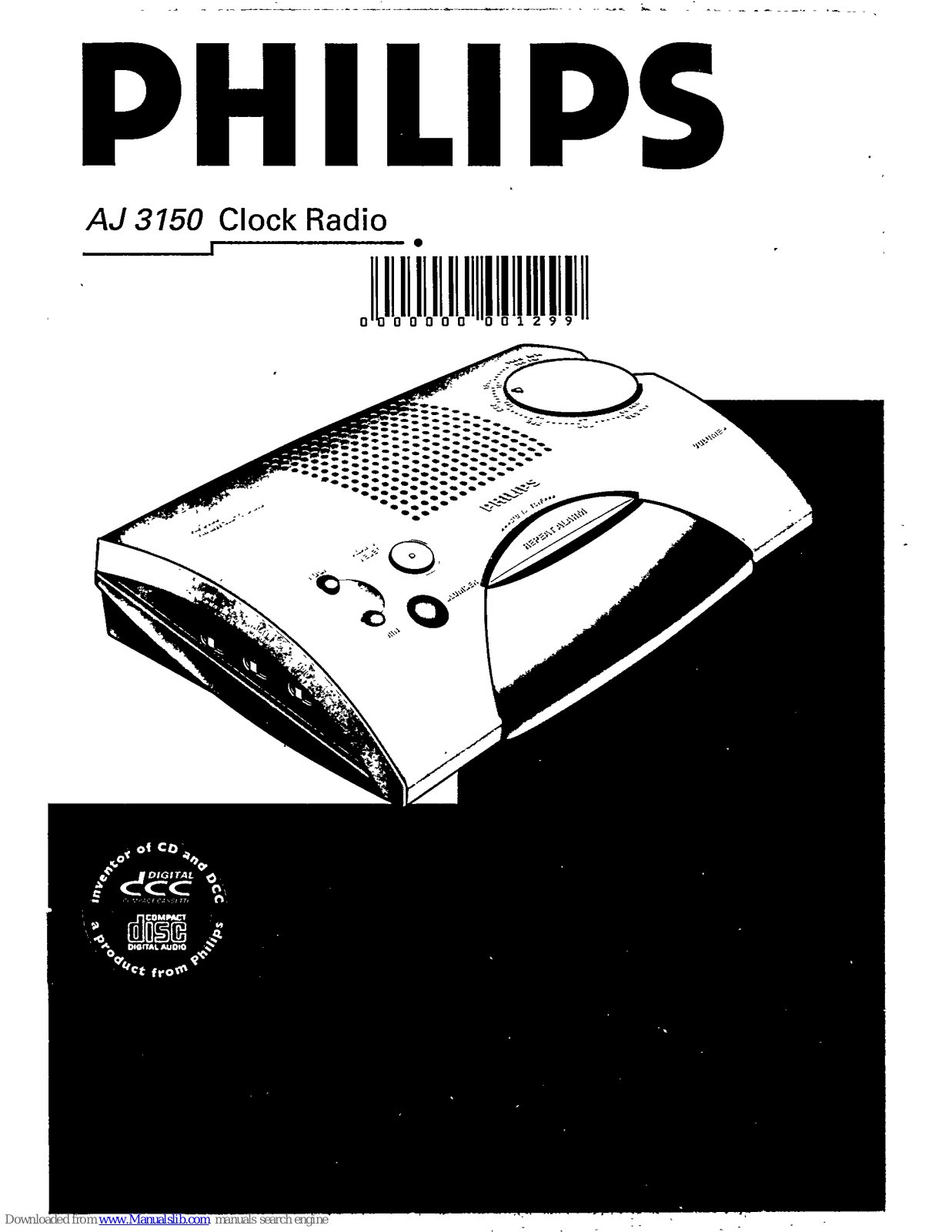 Philips AJ3150/11, AJ3150/19, AJ3150/24, AJ3150/39, AJ3150/11W User Manual