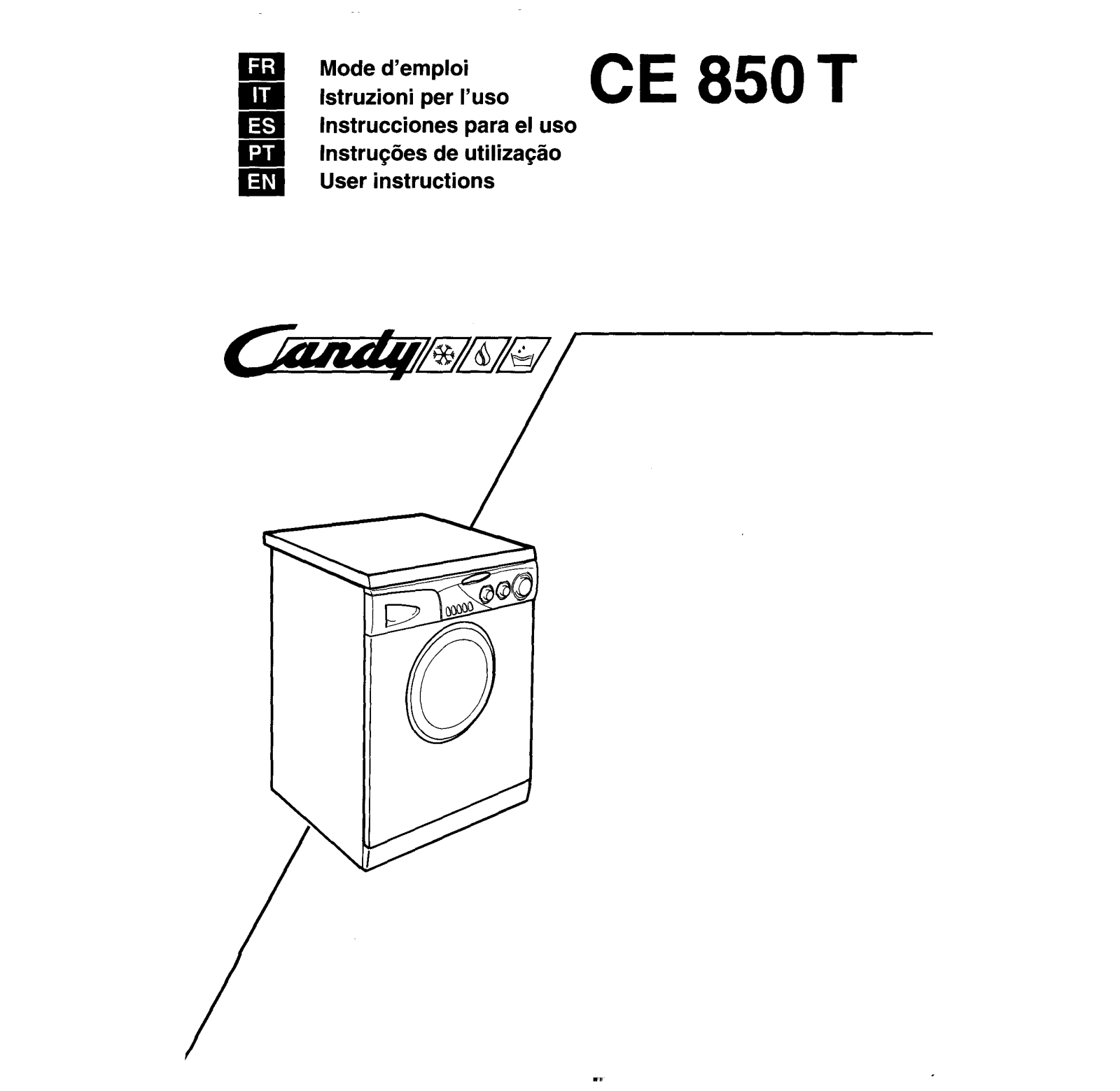 CANDY CE850T User Manual