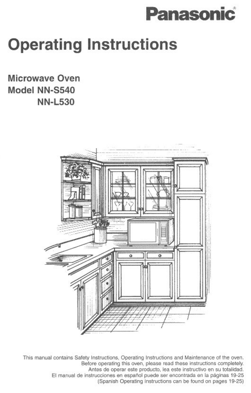 Panasonic Nn-l530, Nn-s540 Owner's Manual