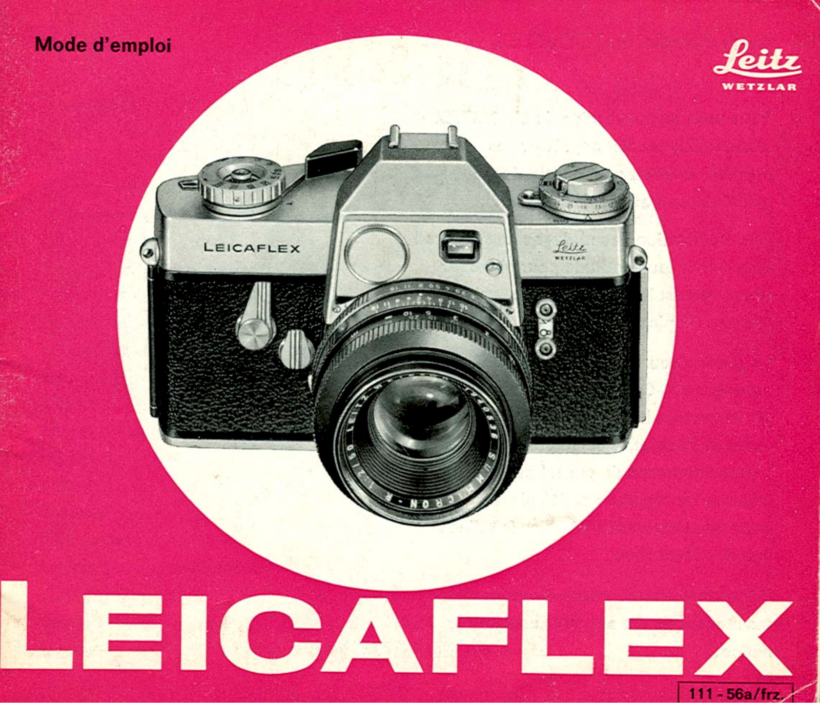 LEICA Leicaflex Instruction Manual