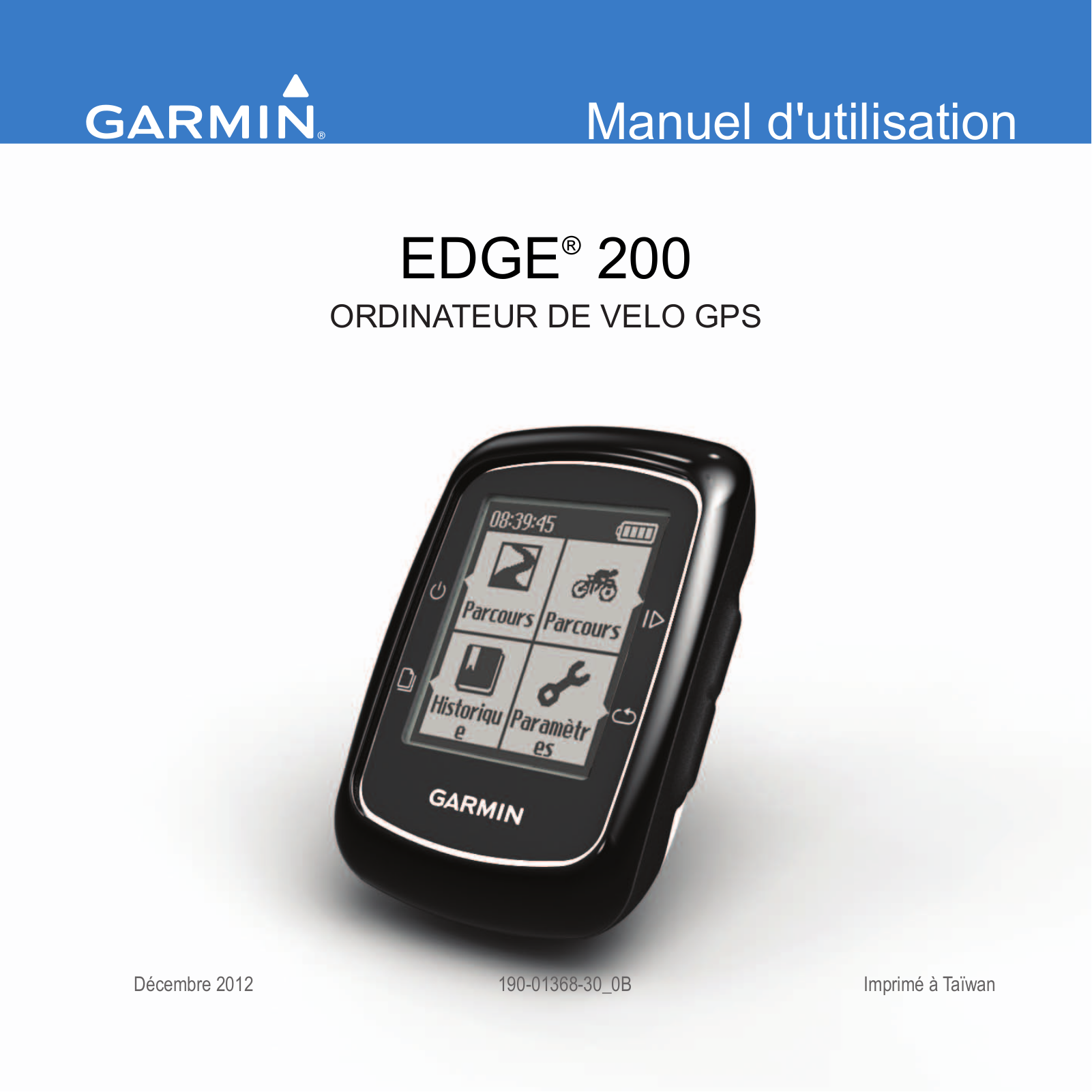 GARMIN Edge 200 Instruction Manual