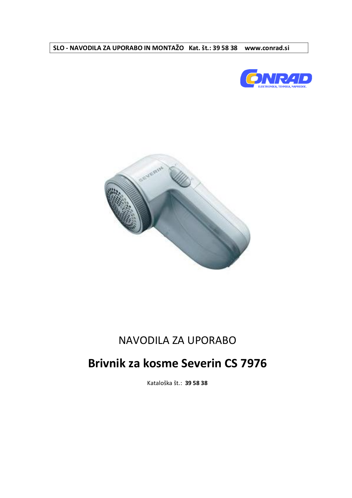 Severin CS 7976 User guide