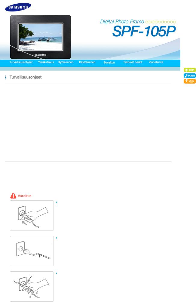 Samsung SPF-105P, SPF-105V User Manual