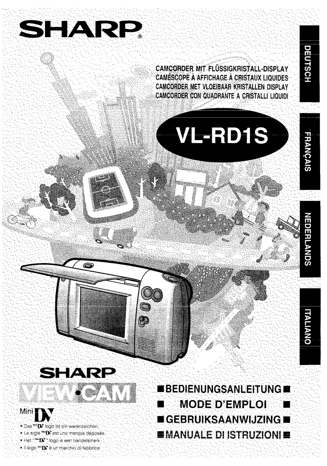 Sharp VLRD1S User Manual