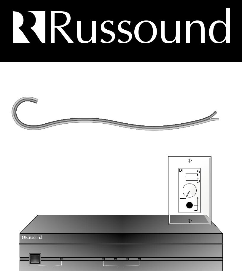 Russound CA4.4pi, 4-Zone, 4-Source User Manual