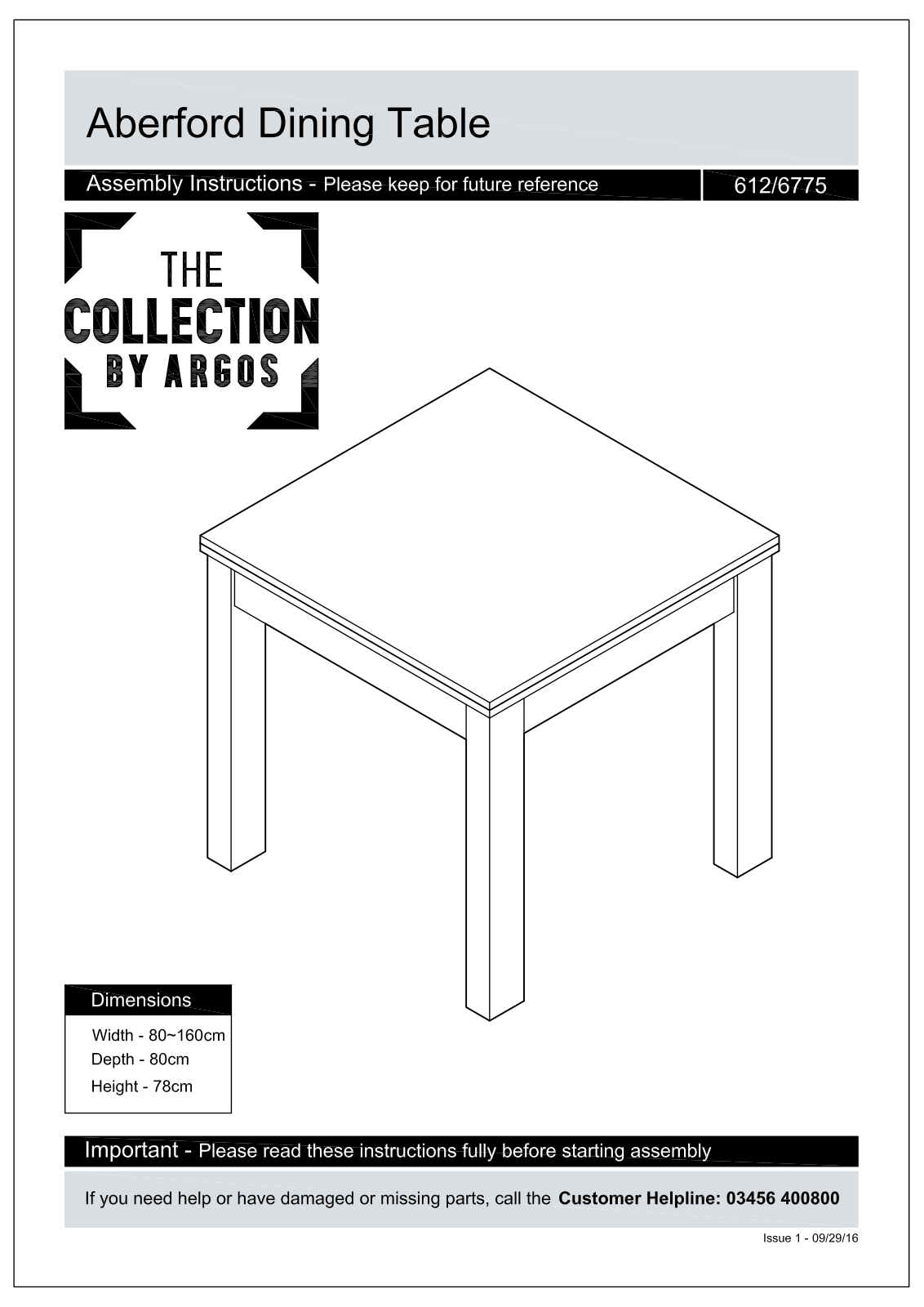 Argos 612/6775 User guide - ManualMachine.com