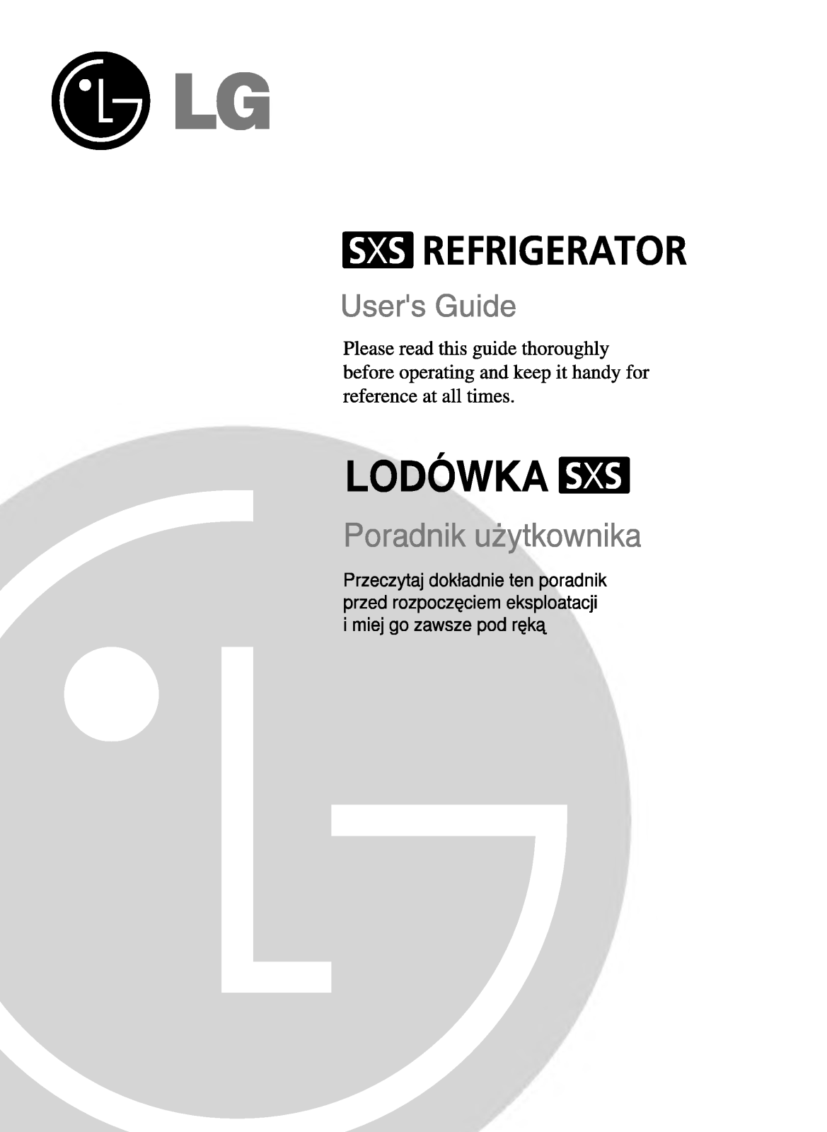 Lg GR-L207QLSA User Manual