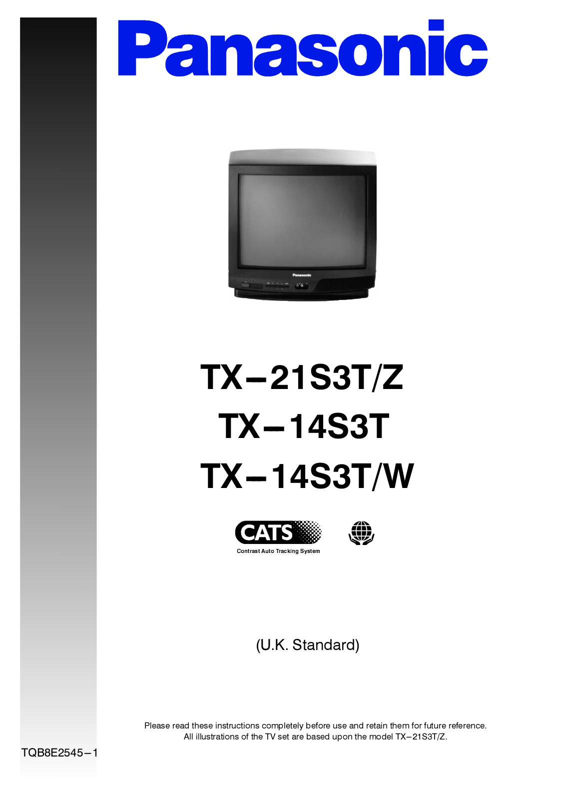 Panasonic TX-21S3TZ, TX-14S3TW, TX-14S3T User Manual