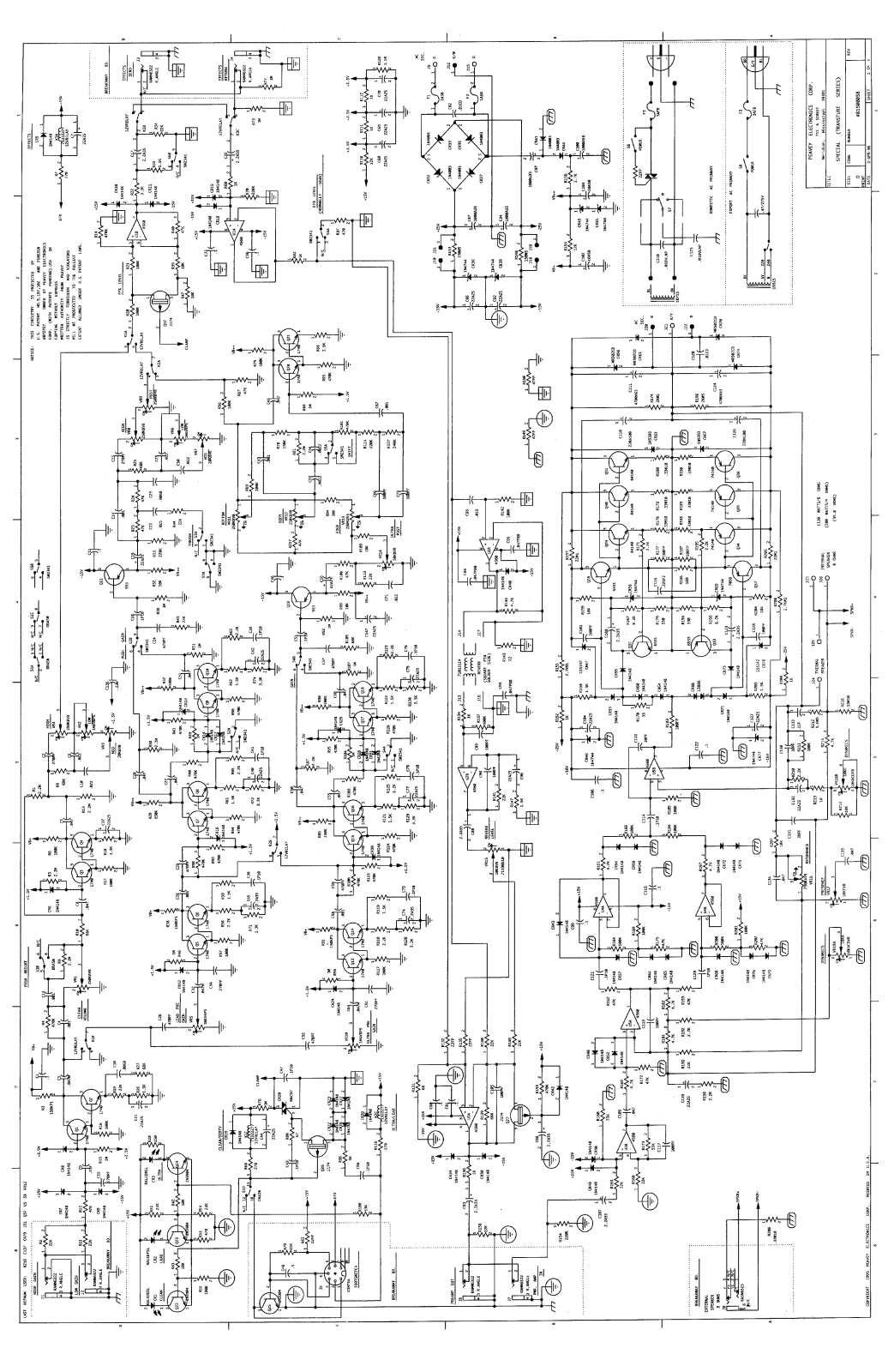 Peavey Transtube Special 212 Schematic