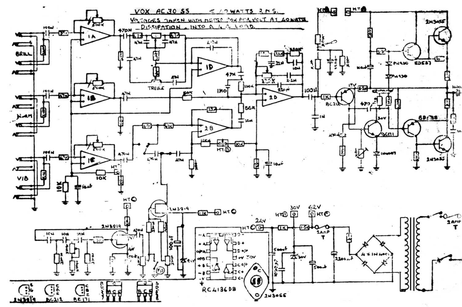 Vox ac30ss schematic