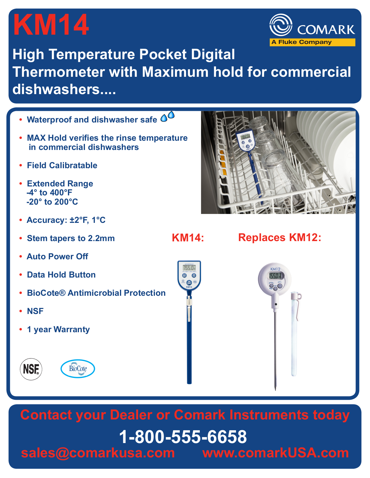 Comark KM12 User Manual