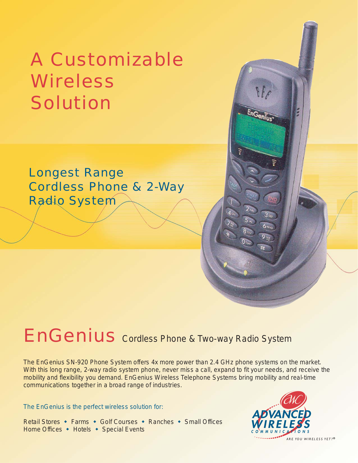 Advanced Wireless Solutions EnGenius User Manual