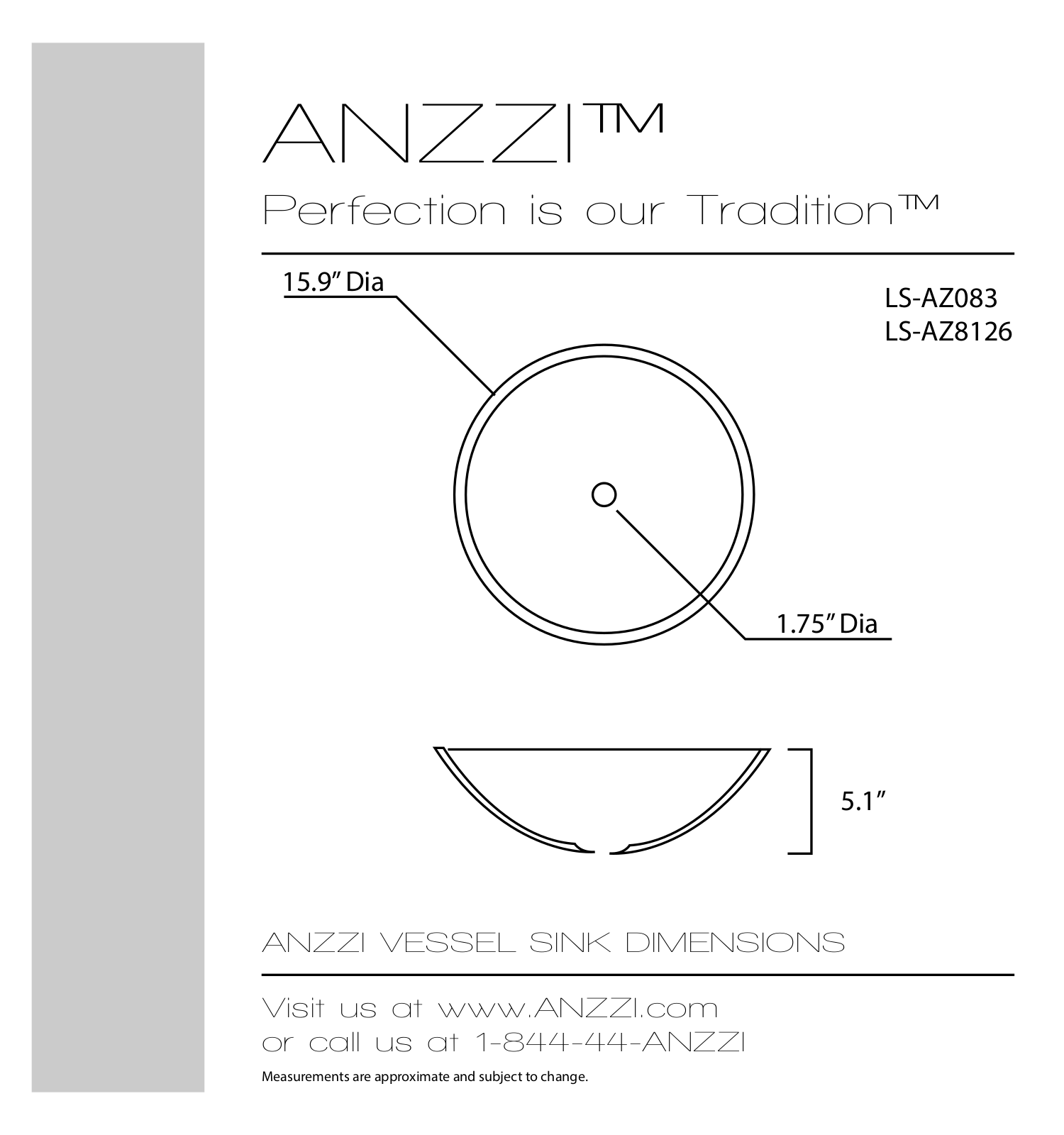 ANZZI BCYN1260 Dimensions - ManualMachine.com