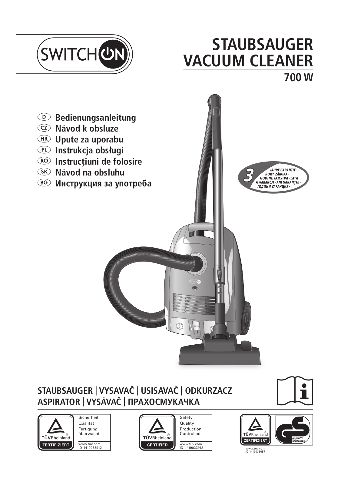 Switch On VC-A401 User Manual