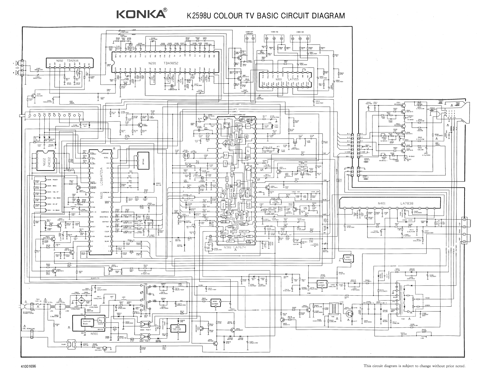 LG K2598U Service Manual