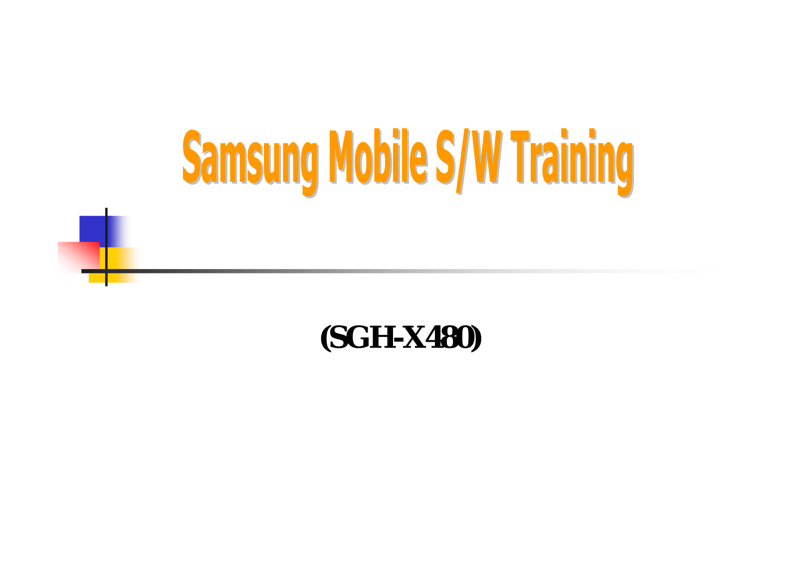 Samsung SGH-X480S Schematics