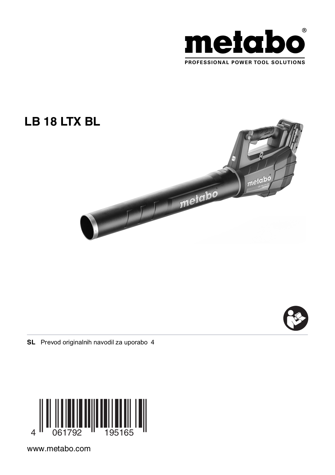 Metabo LB 18 LTX BL operation manual