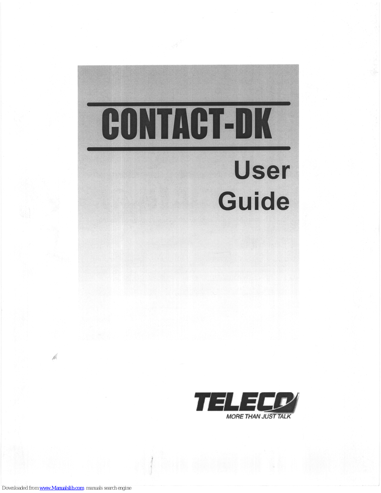 Teleco Contact-DK User Manual - ManualMachine.com