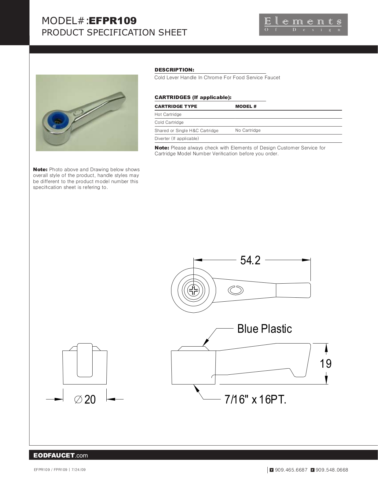 Elements of Design EDE2615 Specifications - ManualMachine.com