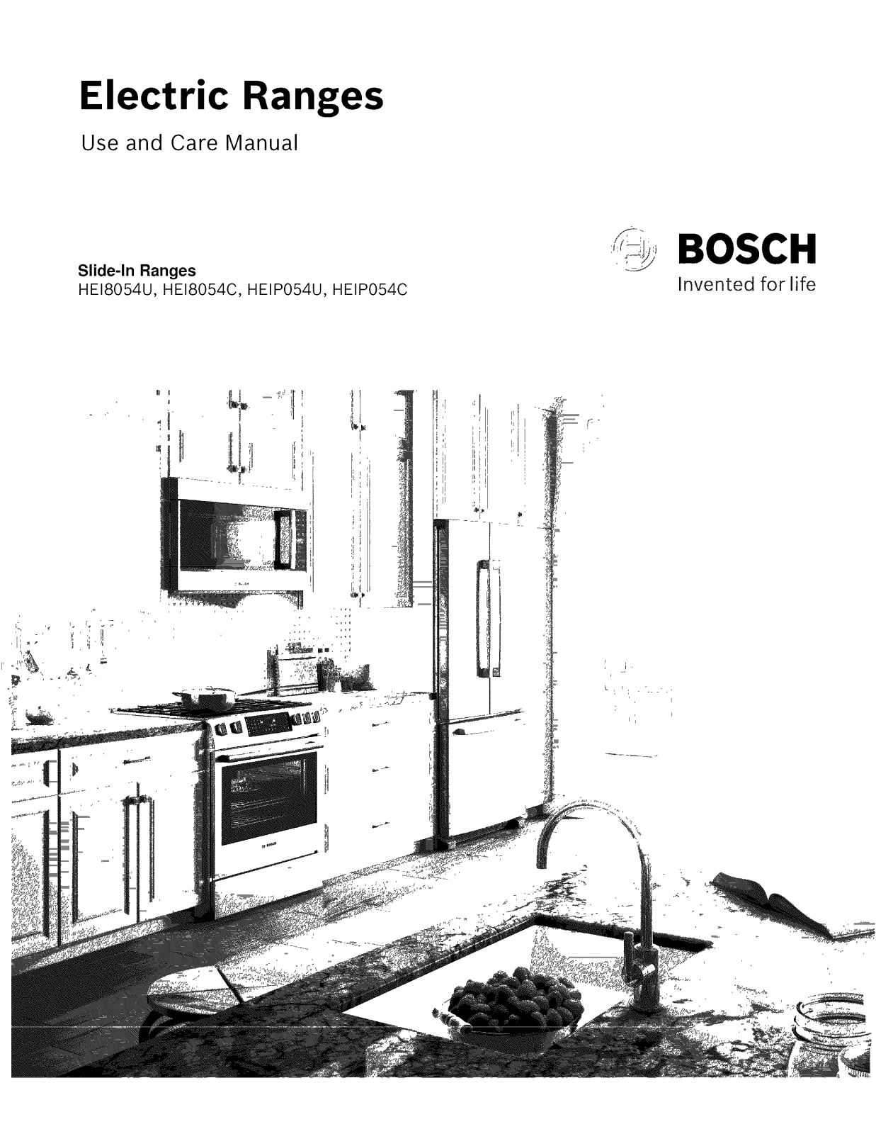 Bosch HEI8054U/02, HEIP054U/06, HEIP054U/07, HEIP054U/05, HEIP054U/03 Owner’s Manual