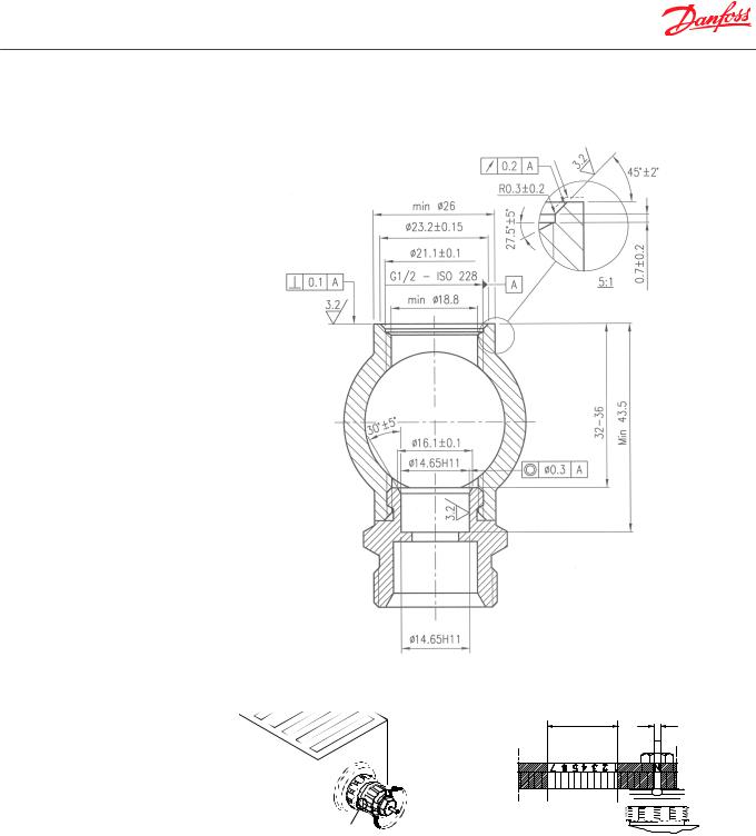 Danfoss Integrated Valve with Presetting Data sheet