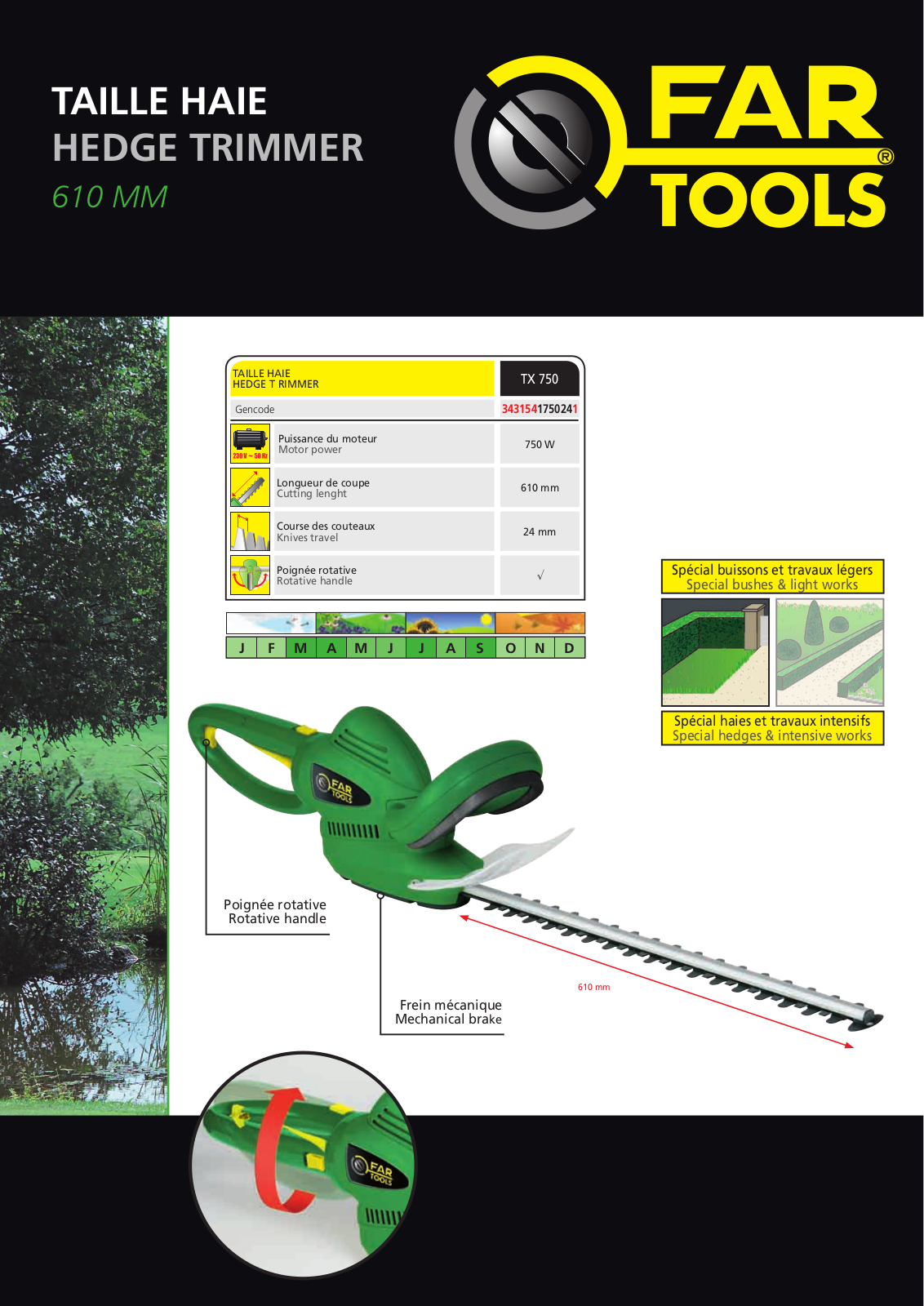 FARTOOLS TX 750 User Manual