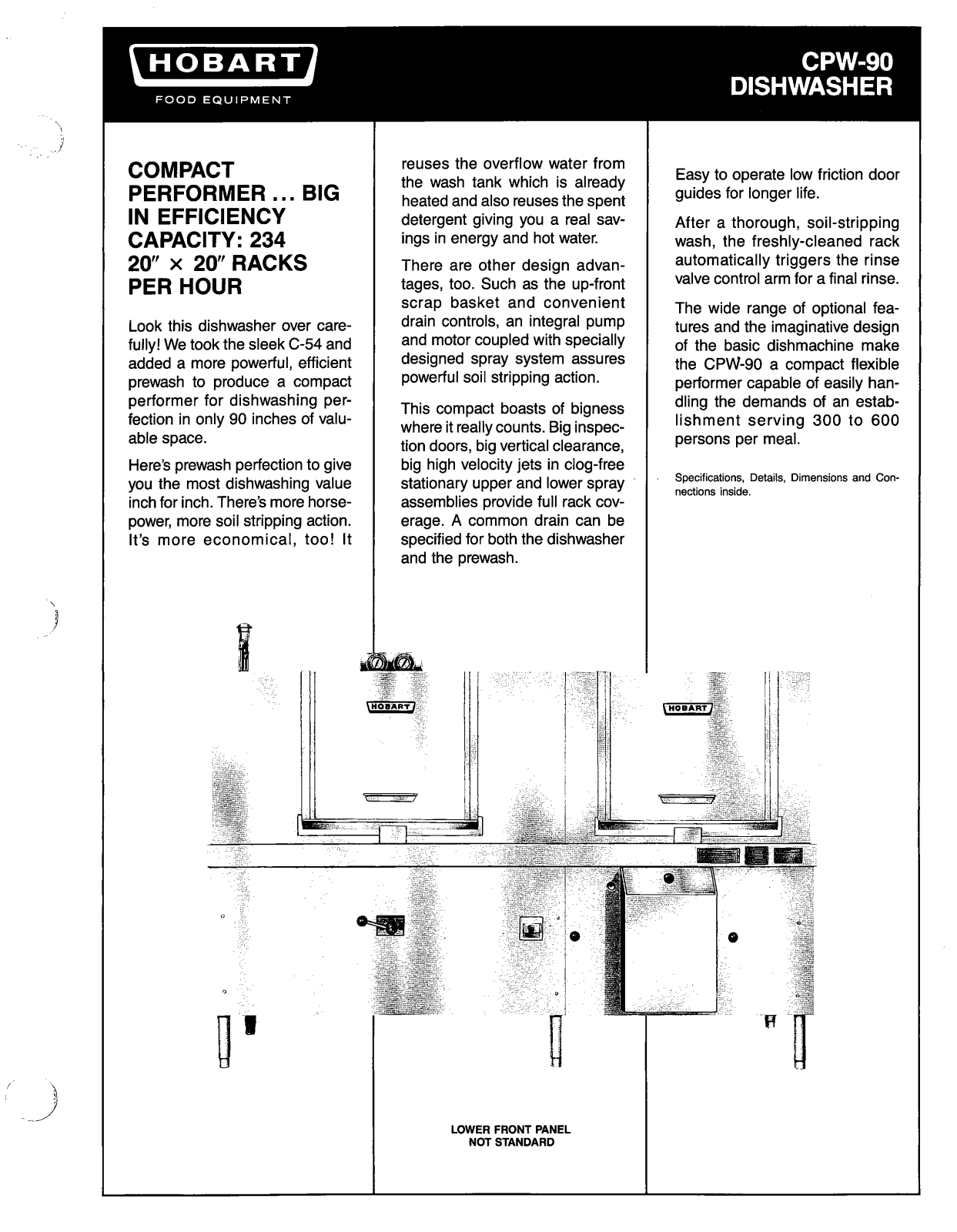 Hobart CPW90 User Manual