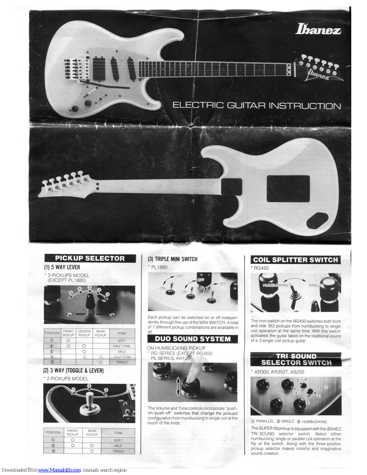 Ibanez PL1880 Instruction