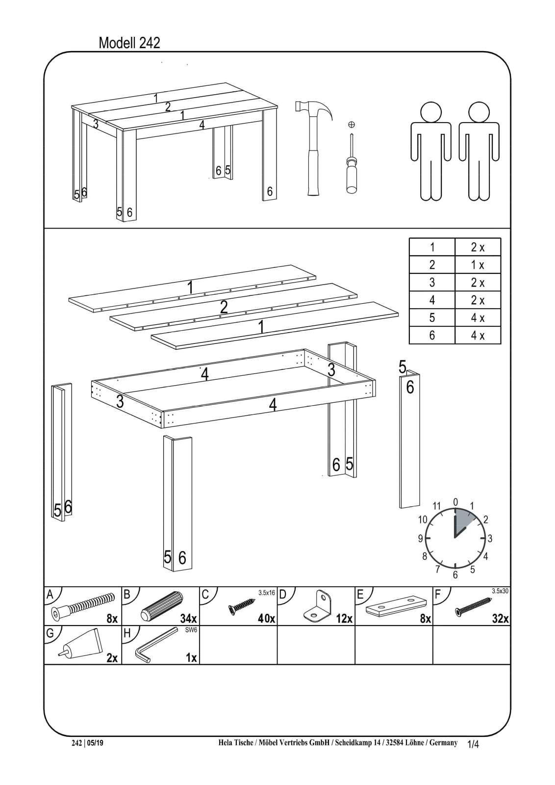 HELA MAREIKE Assembly instructions - ManualMachine.com