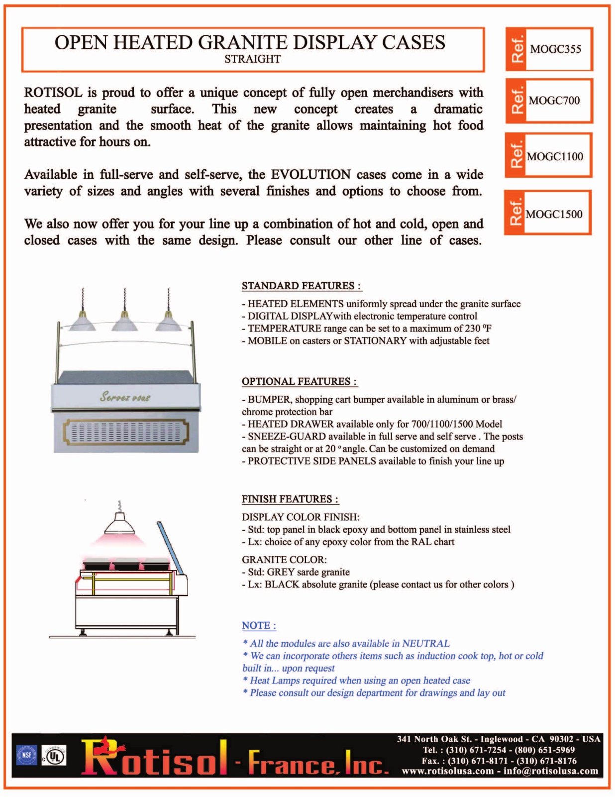 Rotisol MOGC1100 User Manual