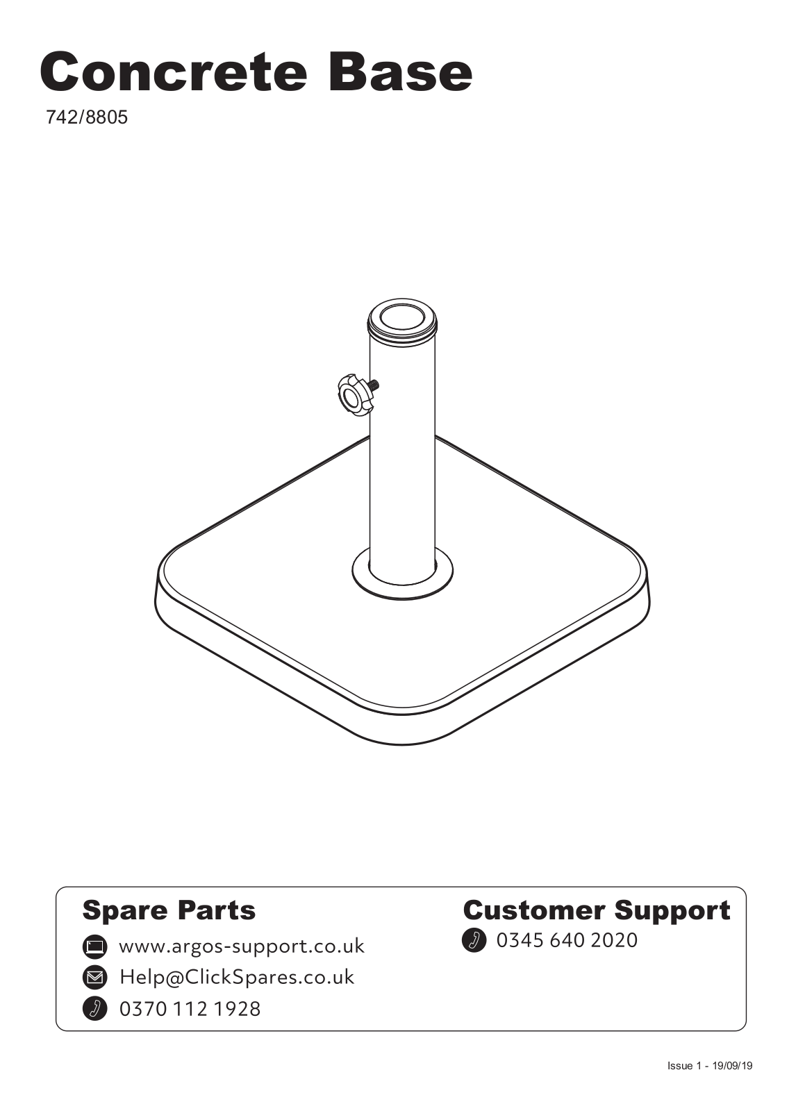 Argos 742 8805 User guide - ManualMachine.com