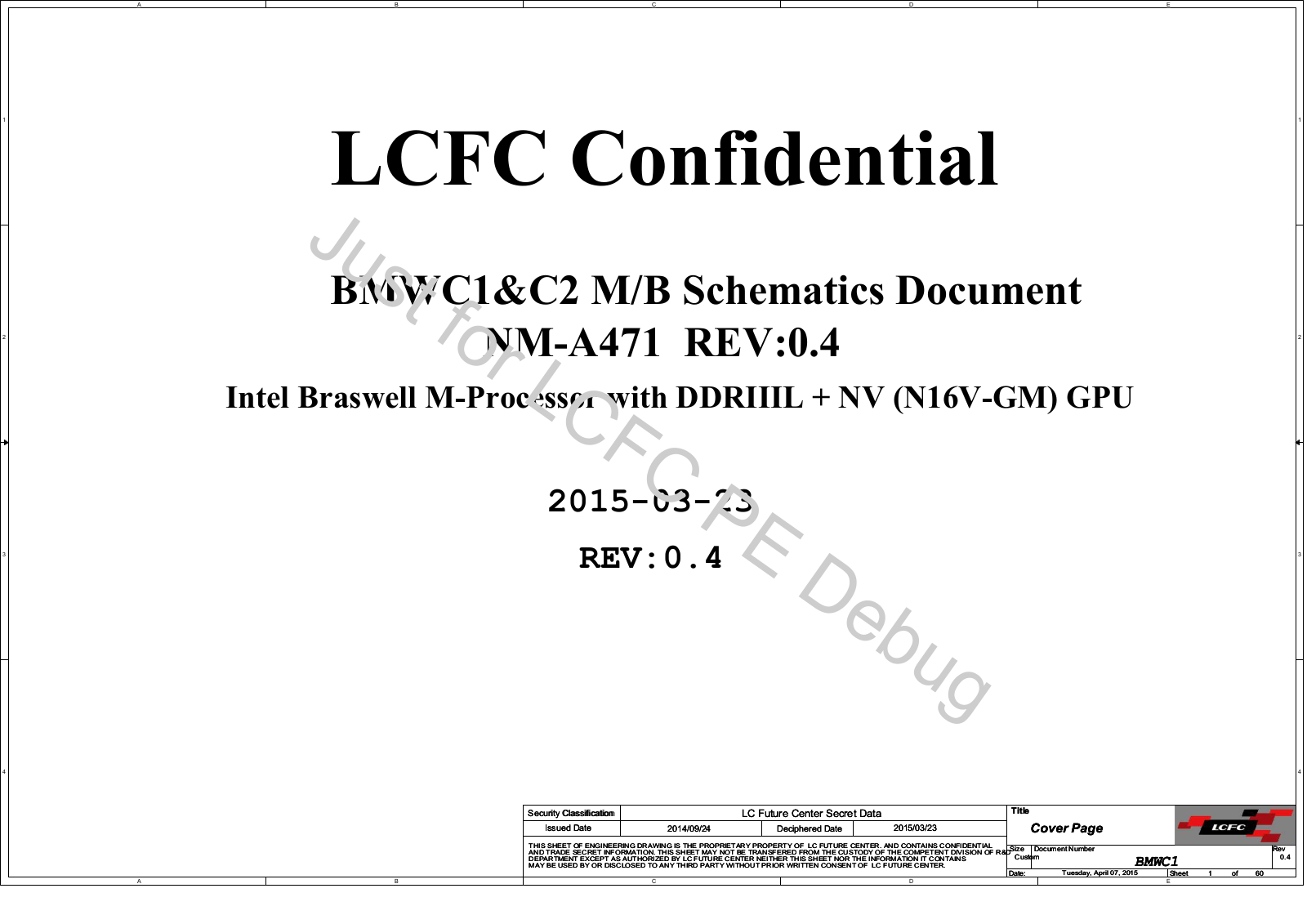 Lenovo Ideapad 300-15IBR Schematic