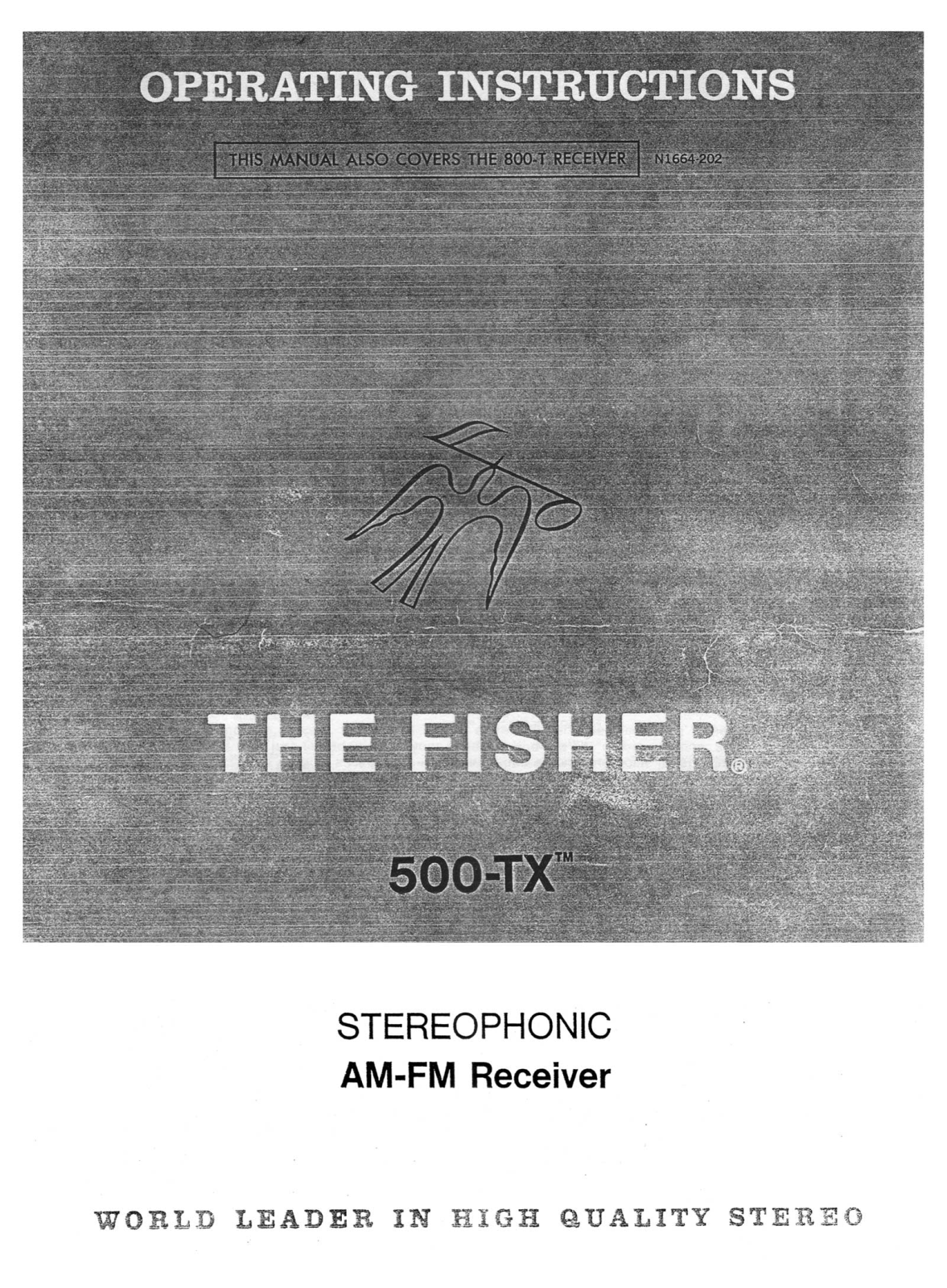 Fisher 800-TX Owners Manual