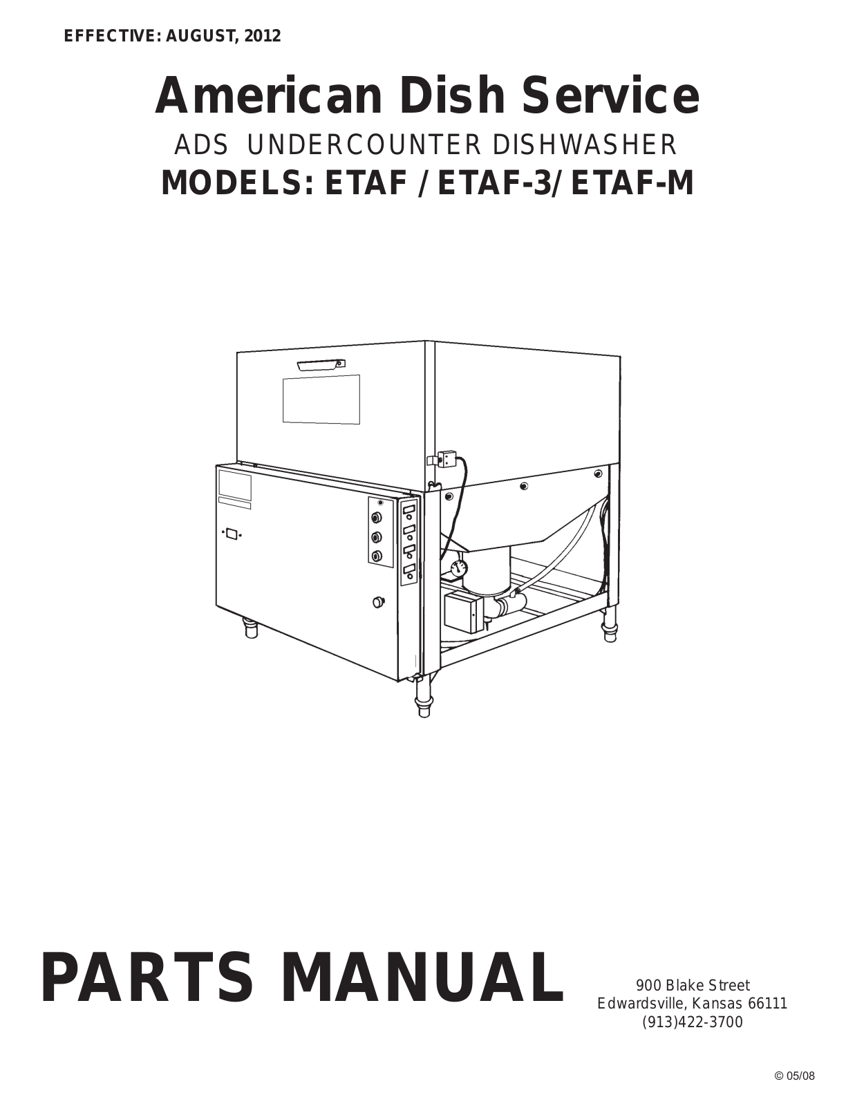 American Dish ETAF Parts List