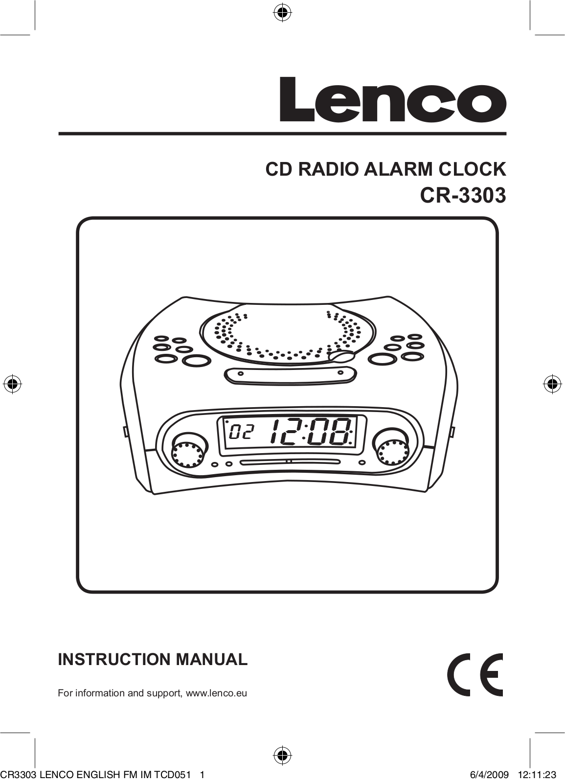 Lenco CR-3303 User Manual