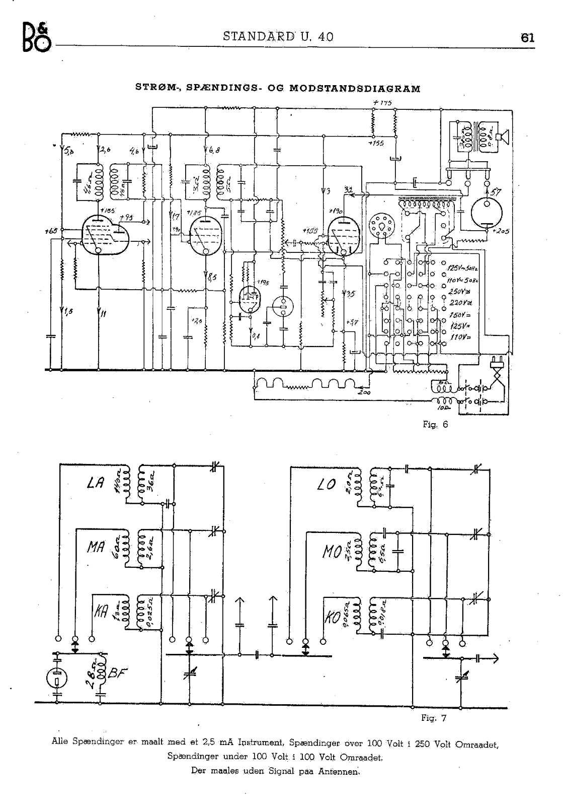 Bang Olufsen U-40-SM Service Manual