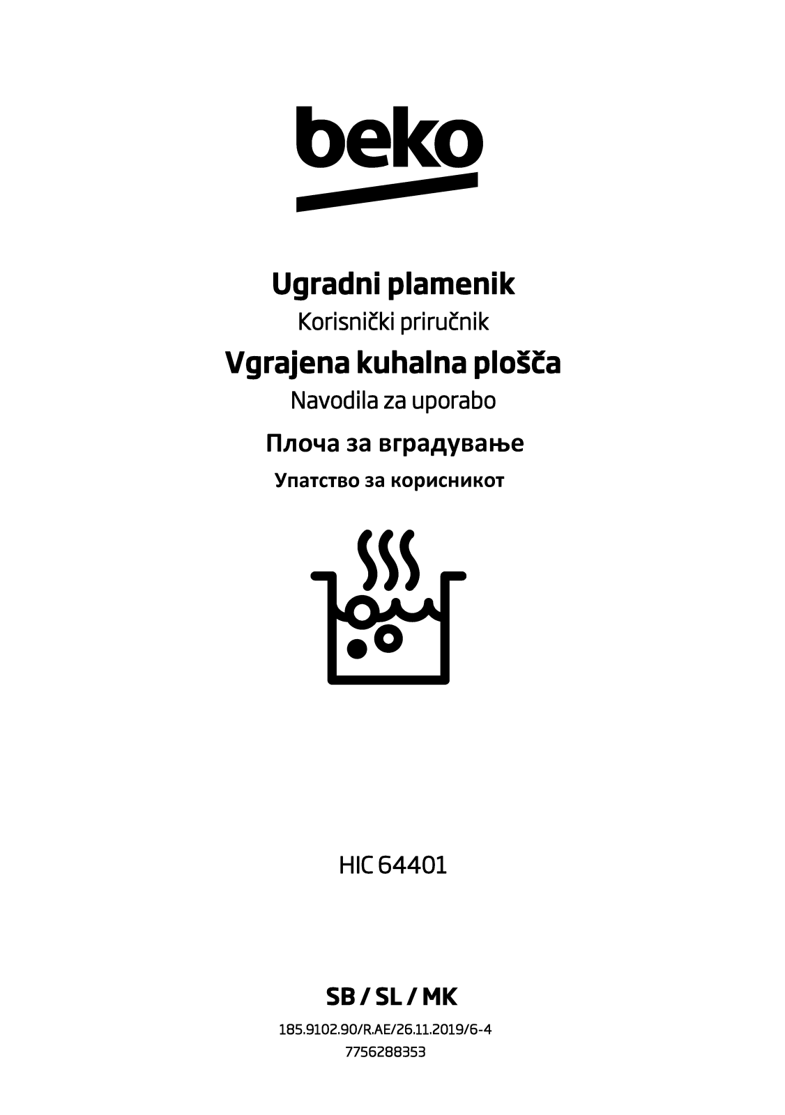 Beko HIC 64401 User manual