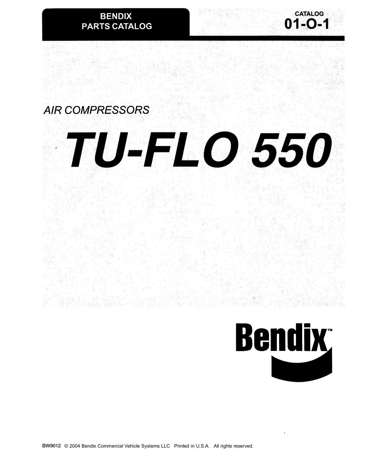 BENDIX 01-O-1 User Manual