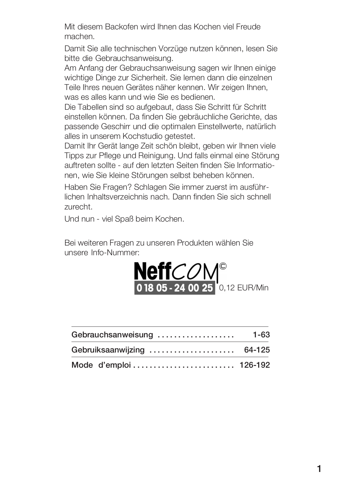 NEFF B7742 User Manual