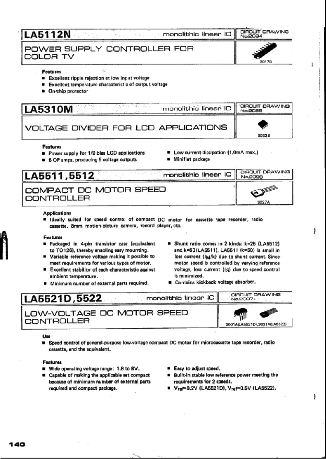 Datasheet LA5511 Specification - ManualMachine.com