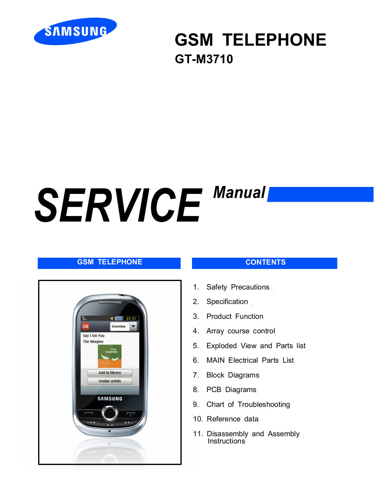 Samsung M3710 Service Manual