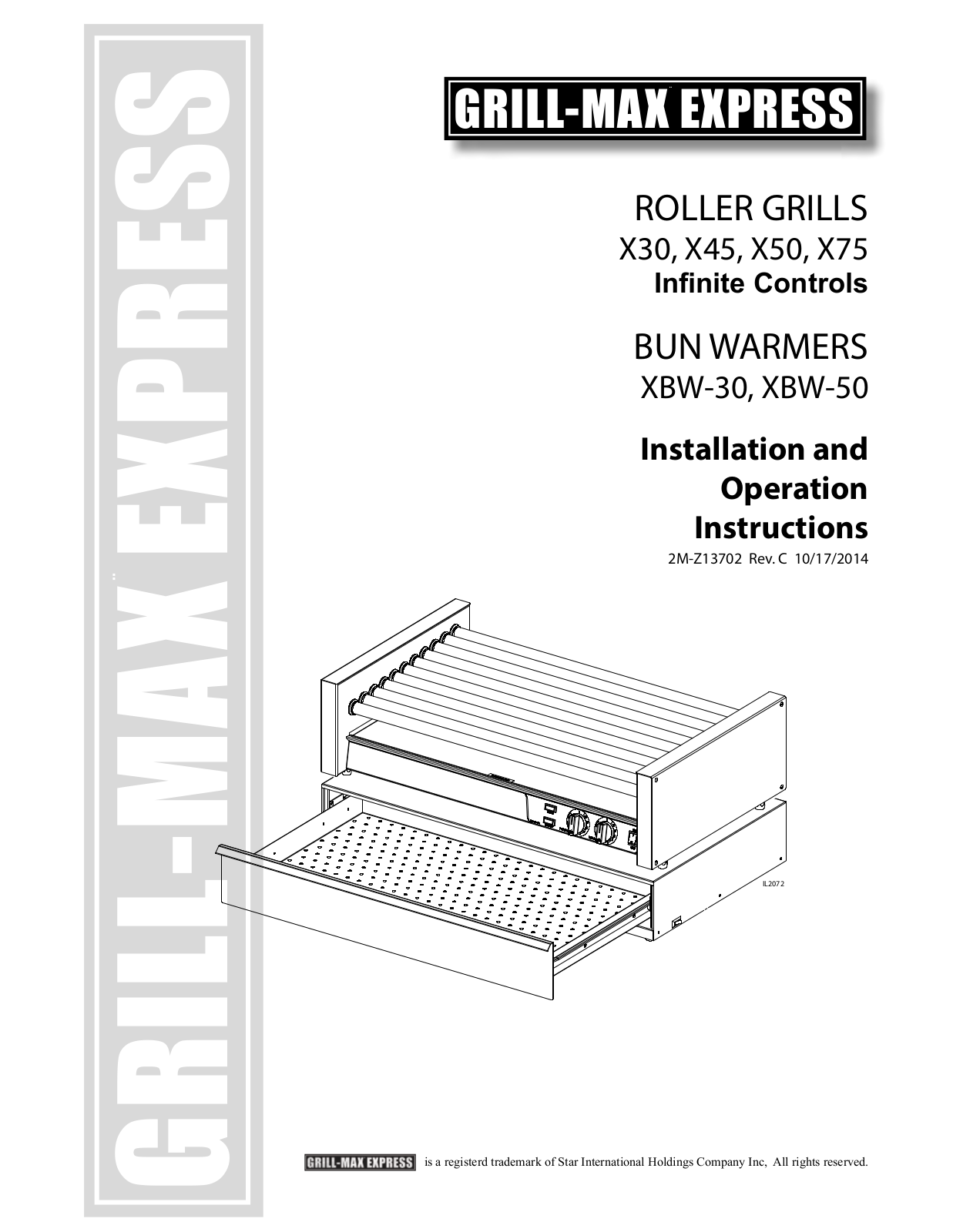 Star Manufacturing XBW-30 Installation  Manual