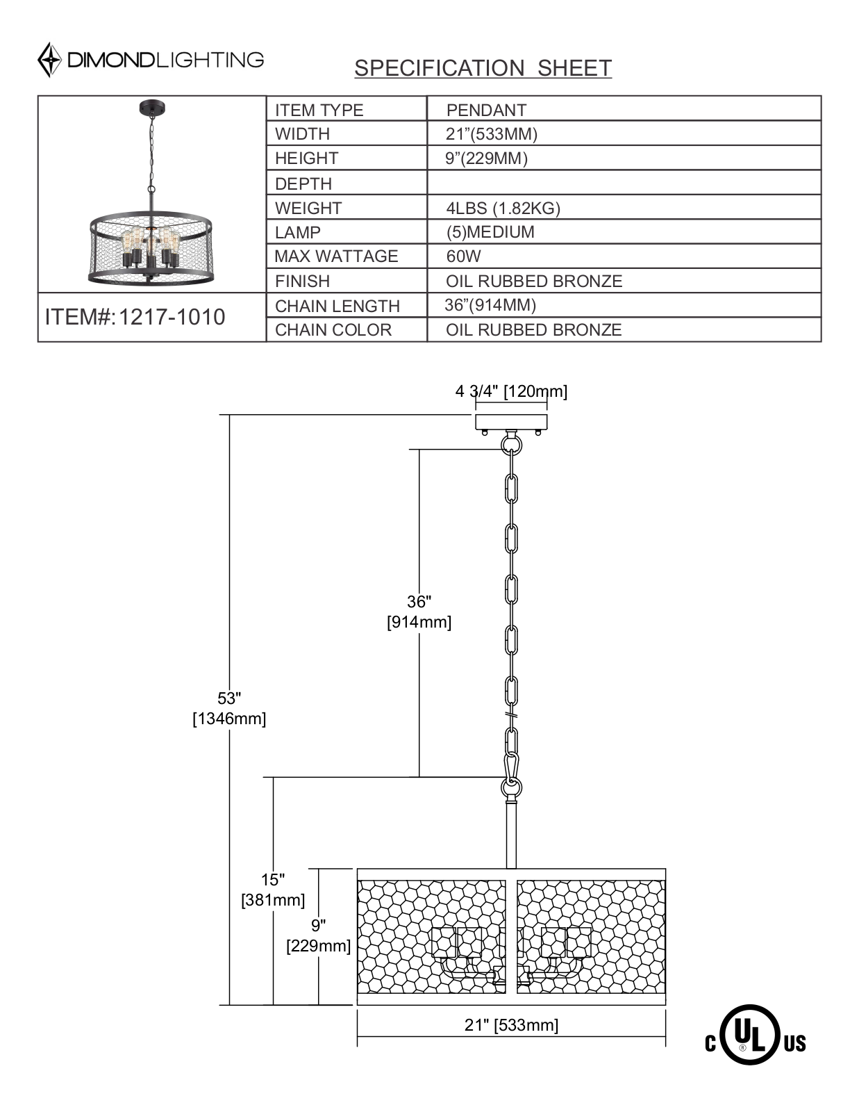 ELK Home 12171010 User Manual