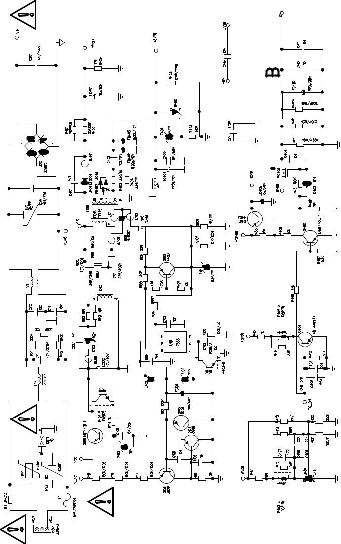 Sanyo LCD-26CA28, LCD-32CA28 Schematic