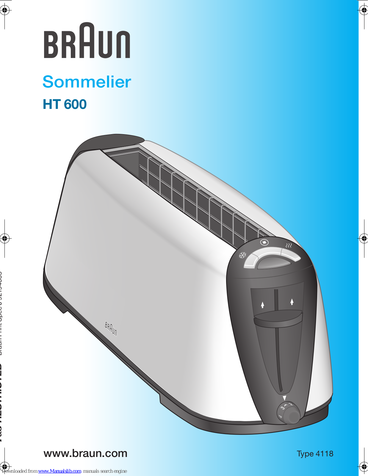 Braun Sommelier HT 600 Instructions Manual