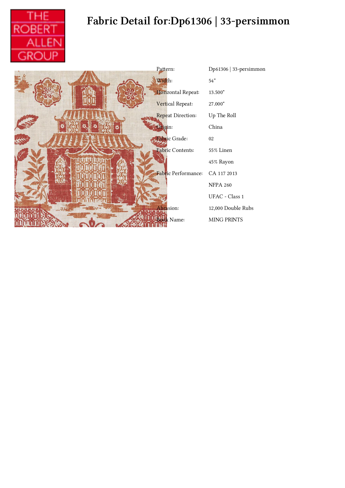 Duralee CRAL7105 Specifications - ManualMachine.com